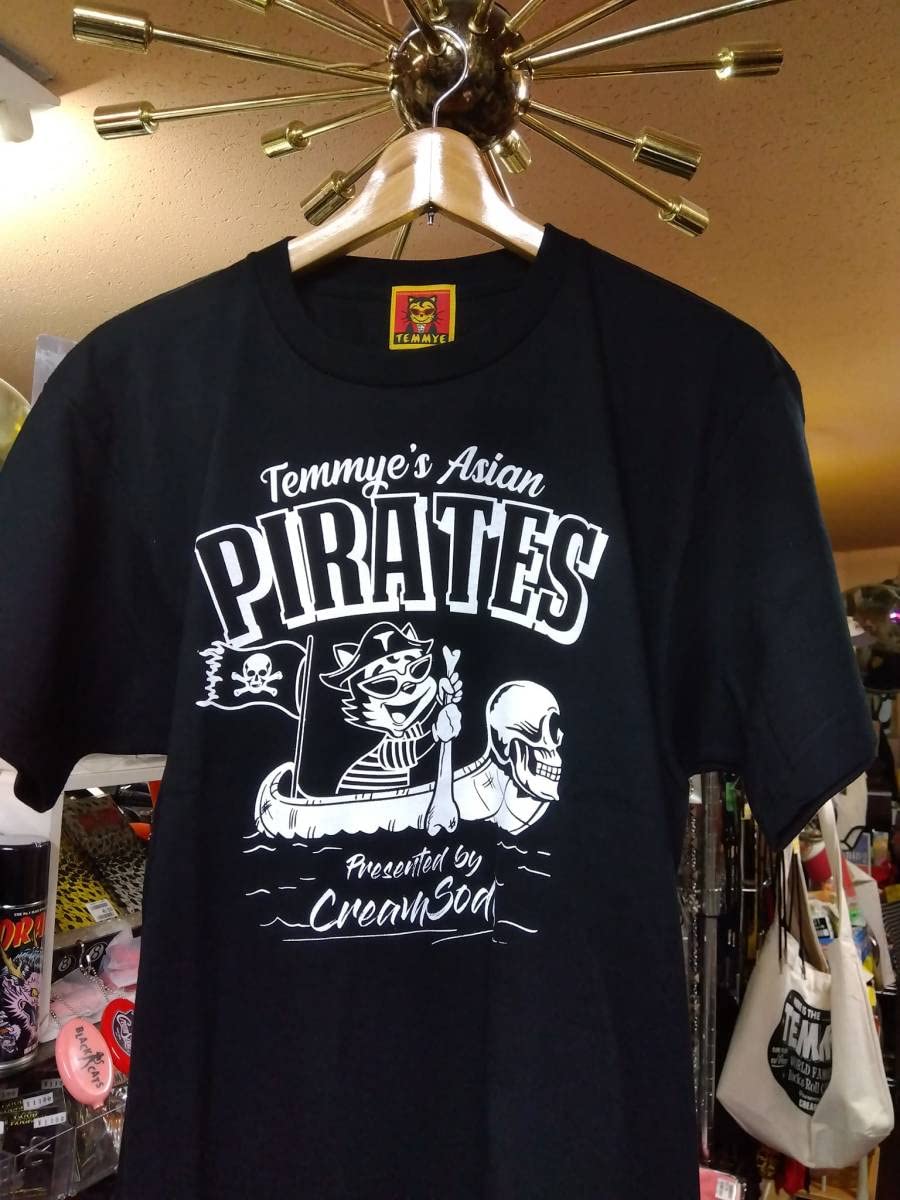XLサイズCREAMSODAティミーPIRATESTシャツ黒色！クリームソーダ