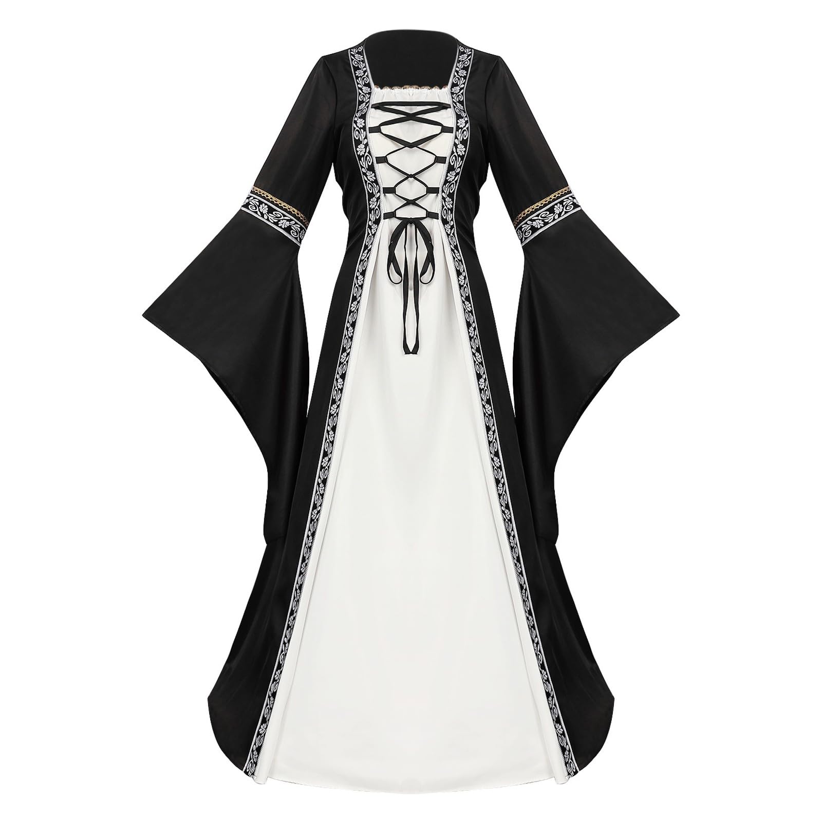 Disfraz Mujer Vestido Medieval Vikingo Vestidosfalda Victoriana Traje Bruja Medievales Victoriano Trajes Hechicera Ropa Talla Guerrera Vestidos Dress Adulto