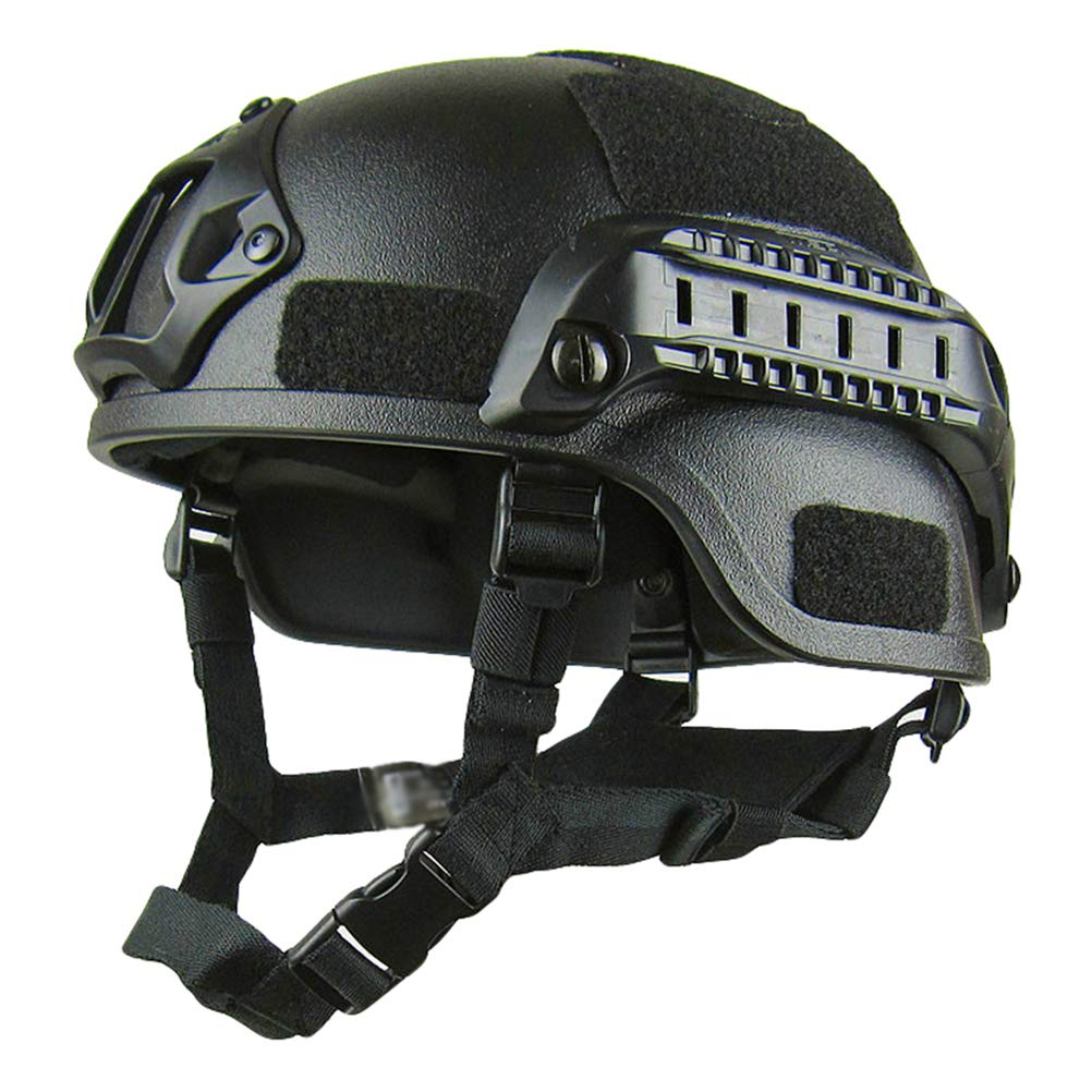 Casco Tattico Leggero Stile Militare Copricapo di Sicurezza per All'aperto Airsoft Paintball CS Game CQB Shooting