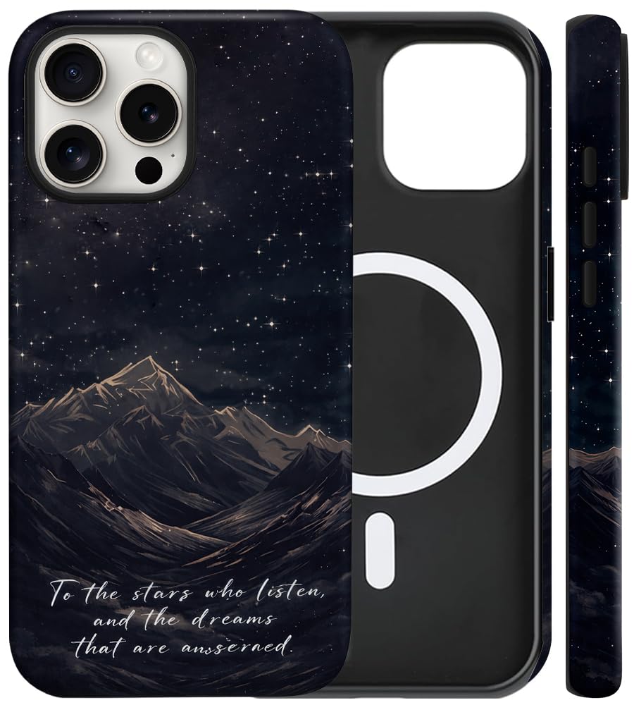 Coque iPhone 14 Pro MagSafe fine antichoc nuit étoilée - 8