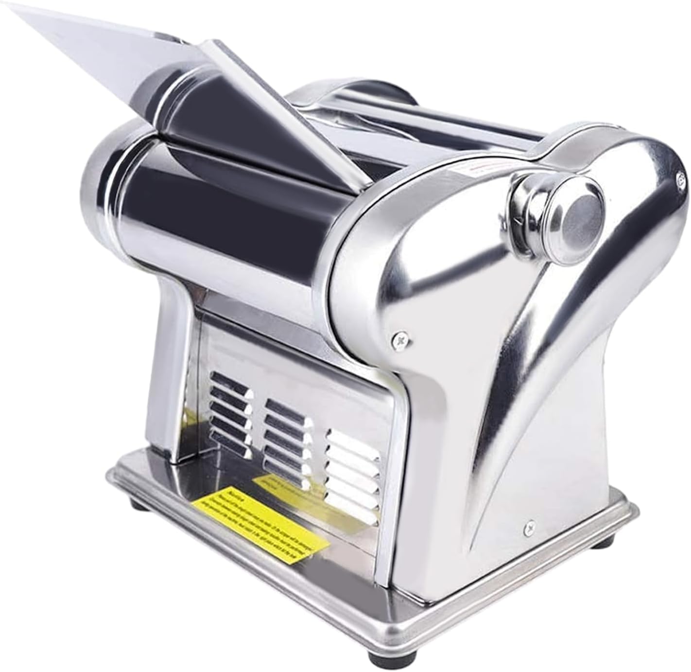 110V 135W Stainless Steel Electric Pasta Press, Automatically kneads and Rolls The Dough, Suitable for Both Home and Commercial use, Easily Making Chewy Pasta.