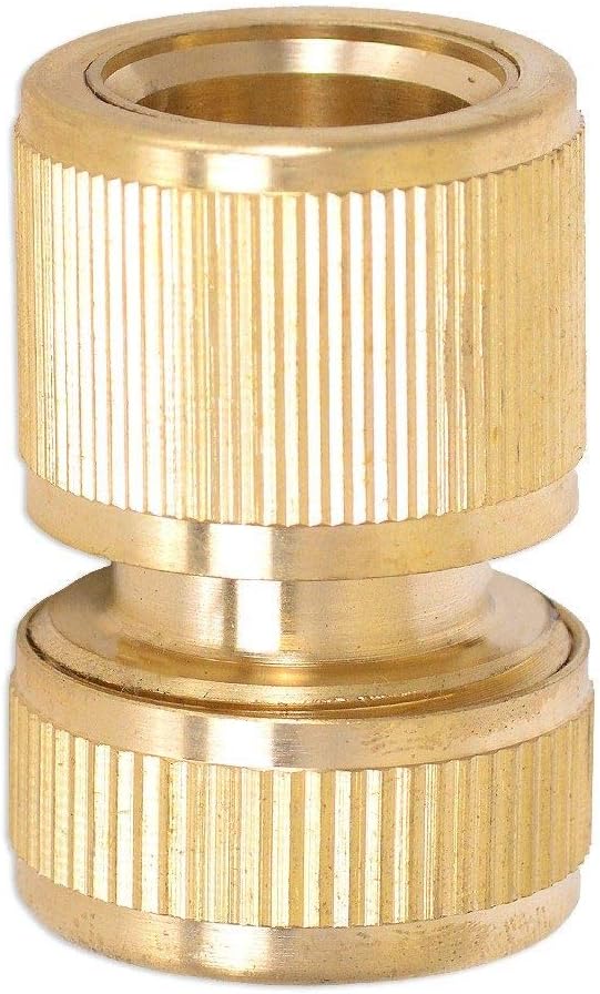 HydroSure Brass Hose End Connector - 13mm (1/2")