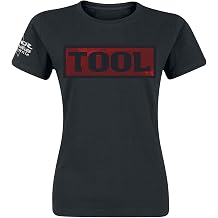 Tool T Shirt Shaded Box Band Logo Official Womens Junior Fit Black