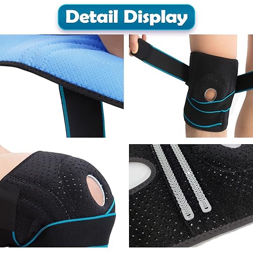 Miniatura 4 de Rodillera para mujeres y hombres, desgarro de menisco, rodilleras para aliviar el dolor de rodilla, artritis, soporte de rodilla de compresión