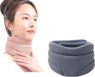 Cervicorrect Neck Brace, Healthy Lab Co Neck Brace,Neck Brace for Sleeping Soft Foam,Neck Support Brace for Pressure Relief (Grey,One Size)