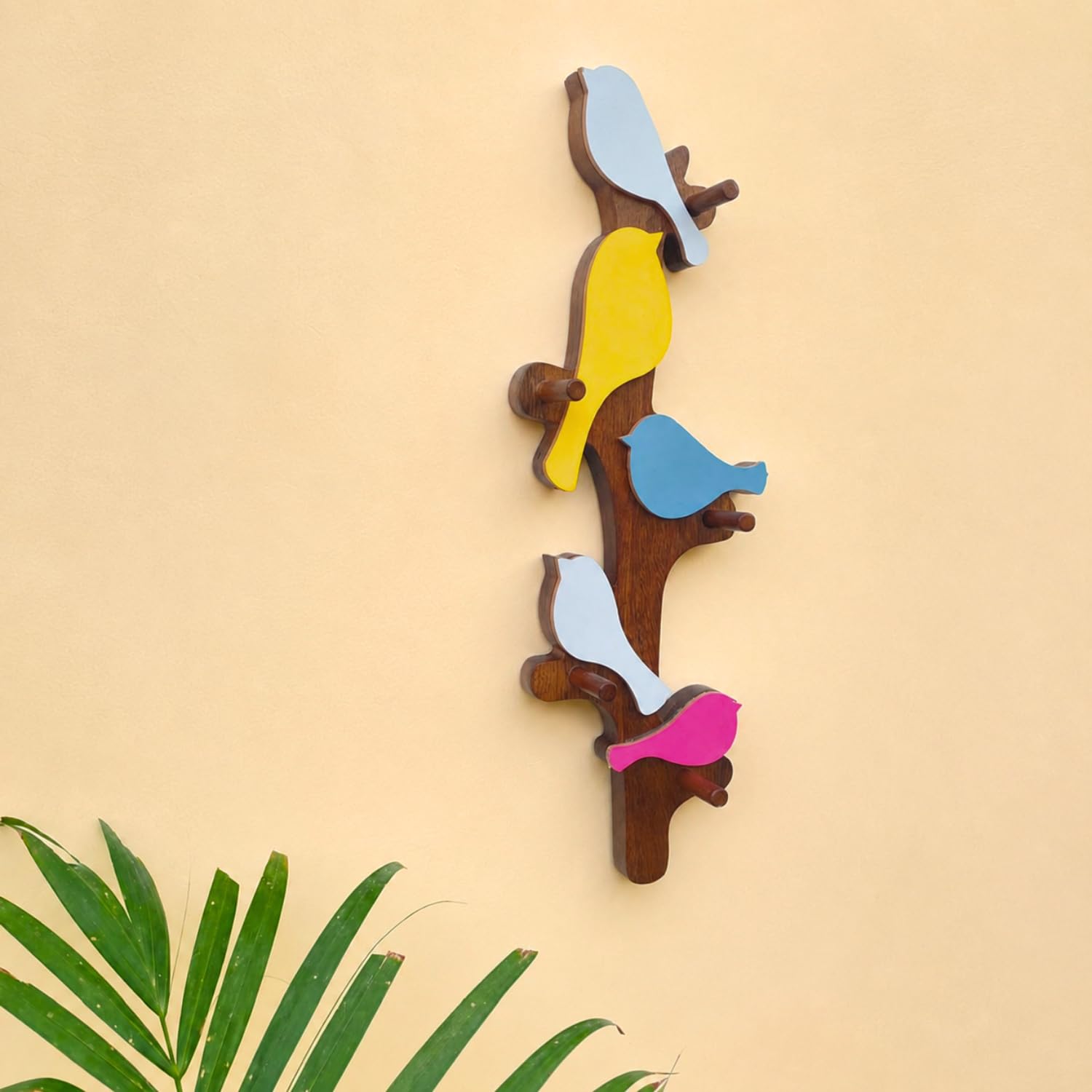 Stylish Wooden Key Holder - 5 Hooks, FREE SHIPPING -1 Stylish Wooden Key Holder - 5 Hooks, FREE SHIPPING -1