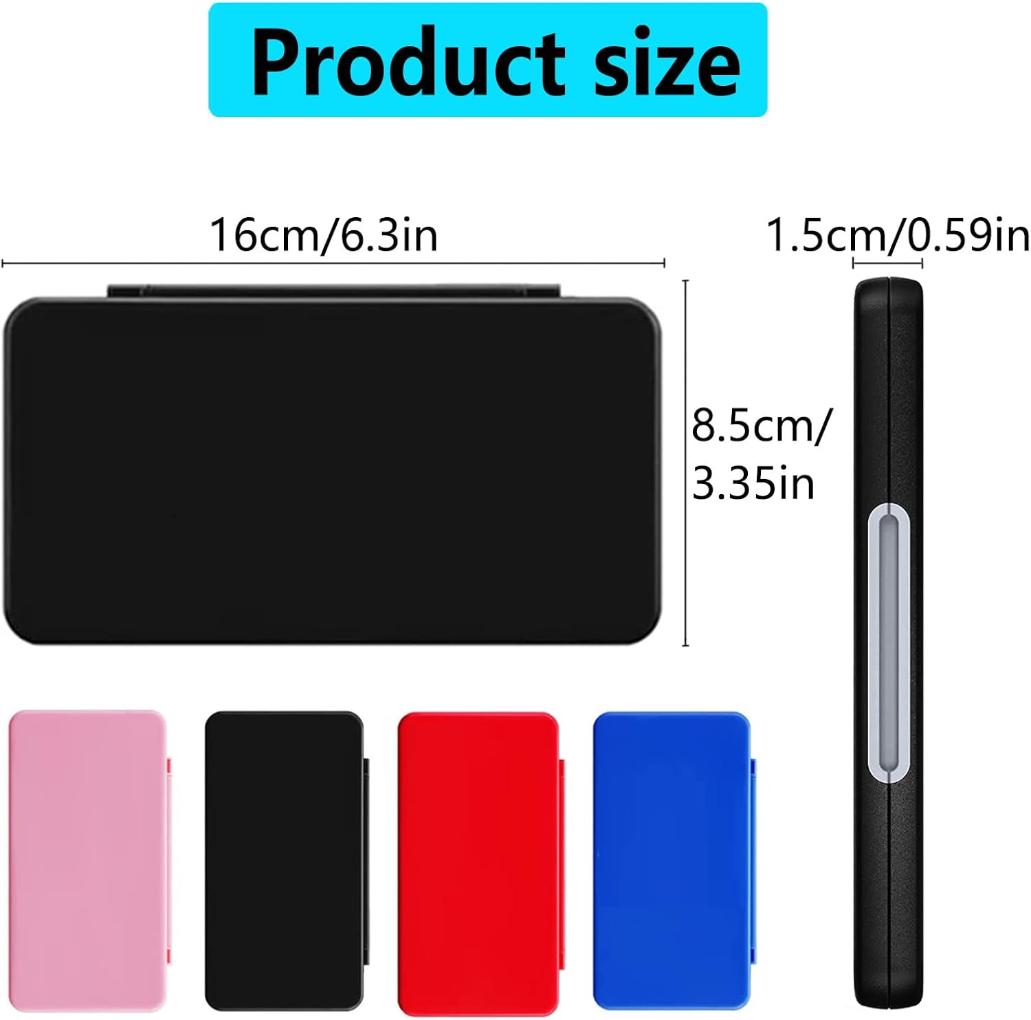 Miniatura 5 de YUNKOZAND Switch Game Card Case Compatible with SwitchOLEDLite,Portable Switch Game Holder with 24 Games Cartridge Slot&24 SD Card Storage, Travel