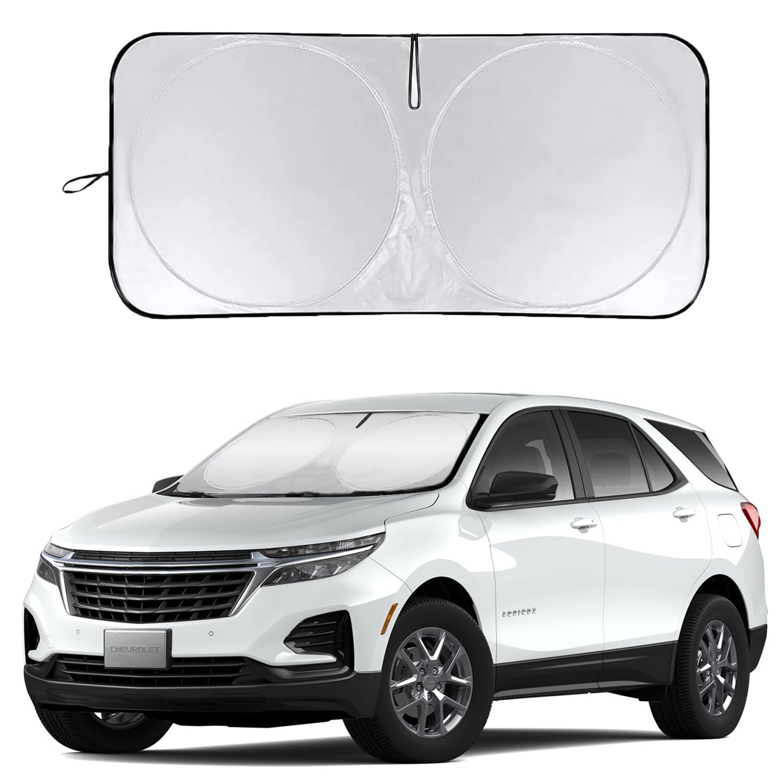 Windshield Sunshade for Chevrolet Chevy Equinox 2018-2024 2025 Sun Visor
