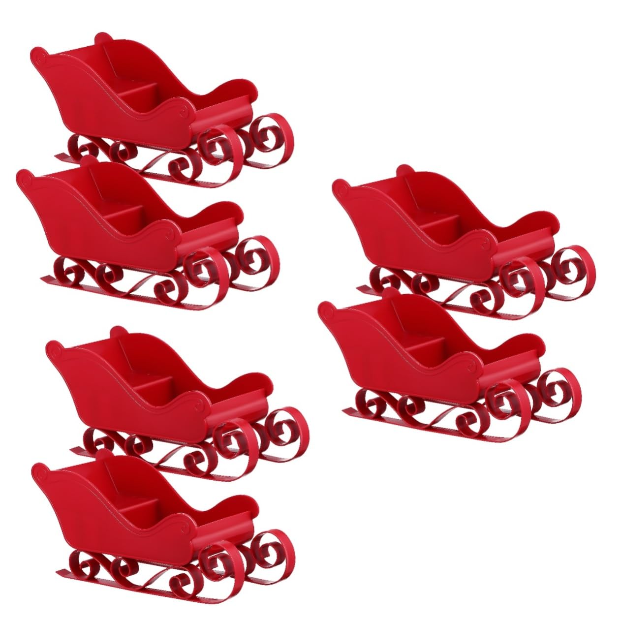 Alipis 3 Series Adornos Navideños De Miniatura Decoración De De Navidad para Mesas Y Oficinas Centro De Mesa Festivo con Diseño Elegante Y Detallada 2 Piezas X 3