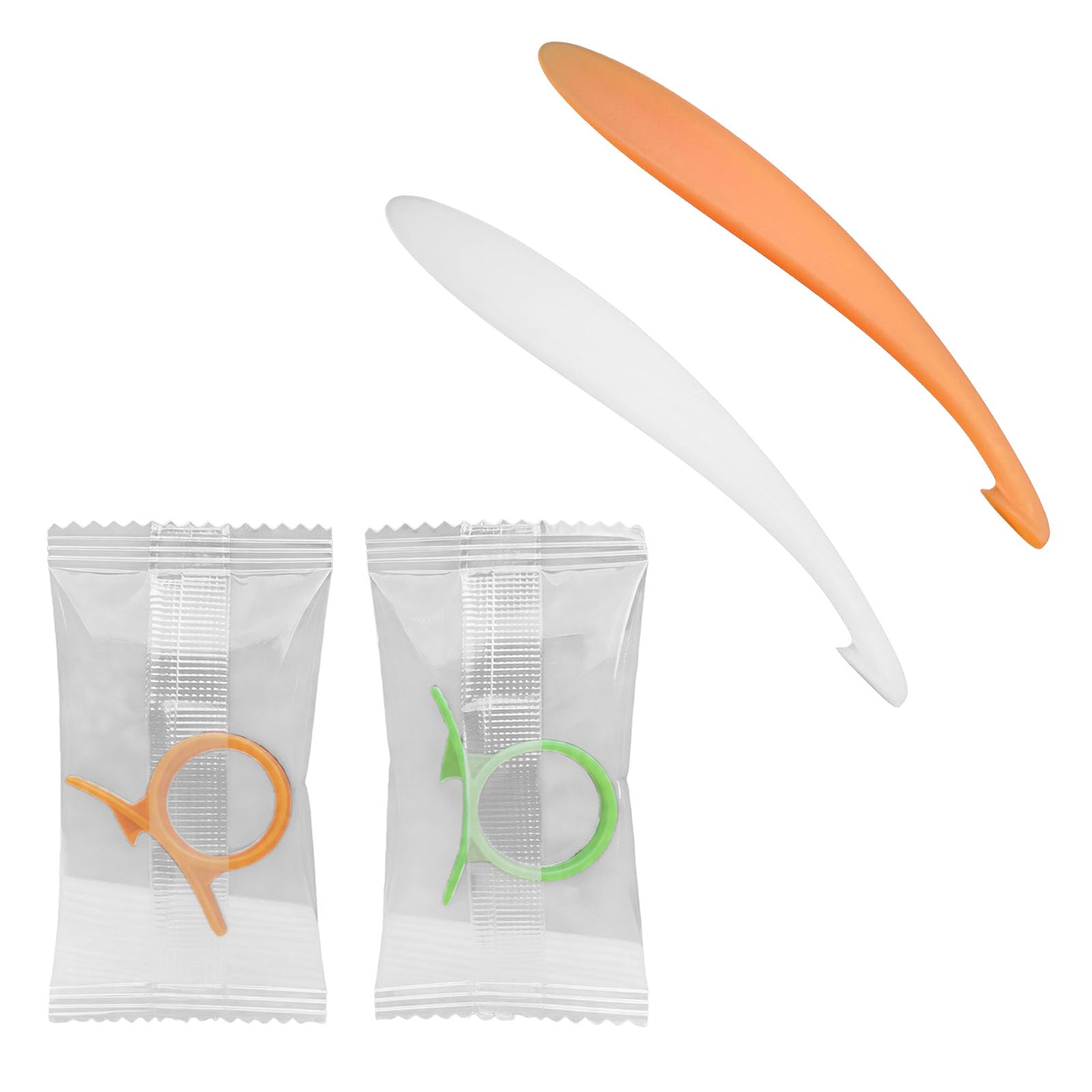 Lot de 4 Éplucheurs d'Orange Manuel, 1 Orange + 1 Blanc + 2 Éplucheur d'oranges en forme d'escargot Outil de Cuisine Pratique pour Agrumes Citron Pamplemousse Gadget Ergonomique pour Maison et Voyage