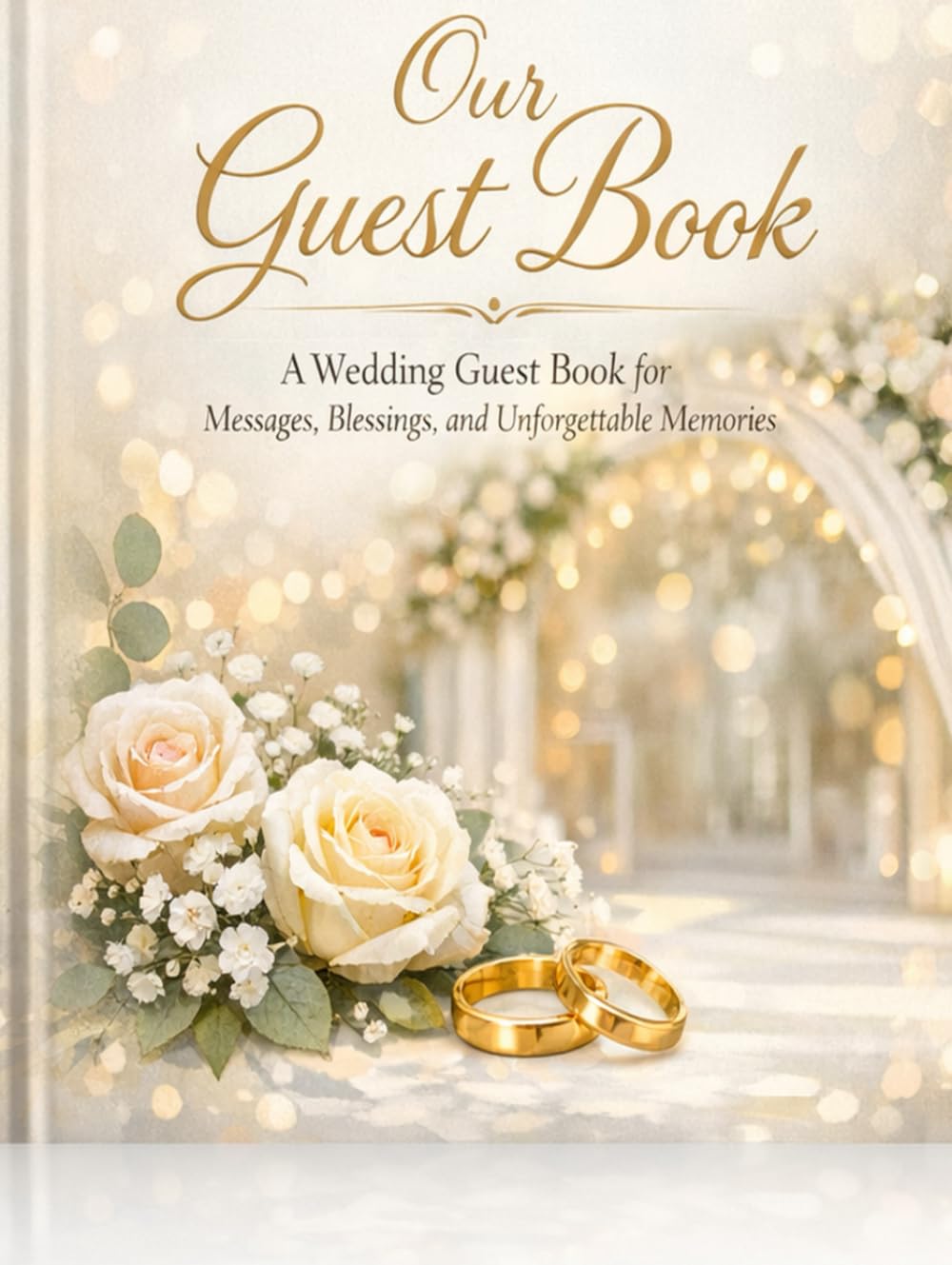 Our Guest Book: A Wedding Guest Book for Messages, Blessings, and Unforgettable Memories