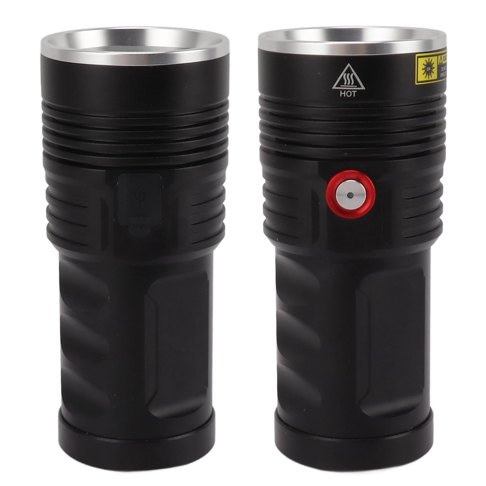 Black Light Torch, 365NM Black Lightlight Typ Ceatlight C -Latkslight Aluminium Aluminium Wodoodporna Ręczna LED, Ręczna Latarki LED, Ręczne Latarki