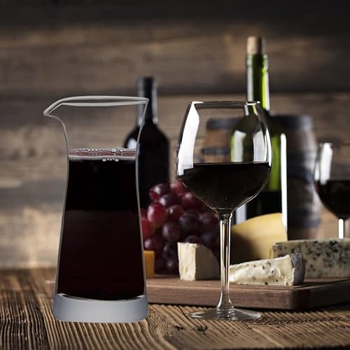 Vista 4 de Inevoc - Decantador de vino, paquete de 6 unidades individuales, mini jarras de vino, jarras individuales pequeñas, jarra de vino, jarra pequeña