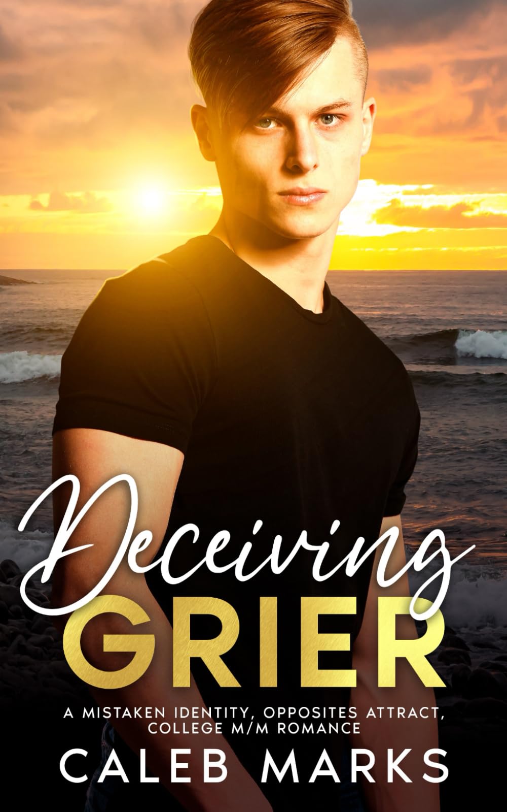 Deceiving Grier: A Mistaken Identity, Opposites Attract, College M/M Romance (The Men of Saltwater Cove)