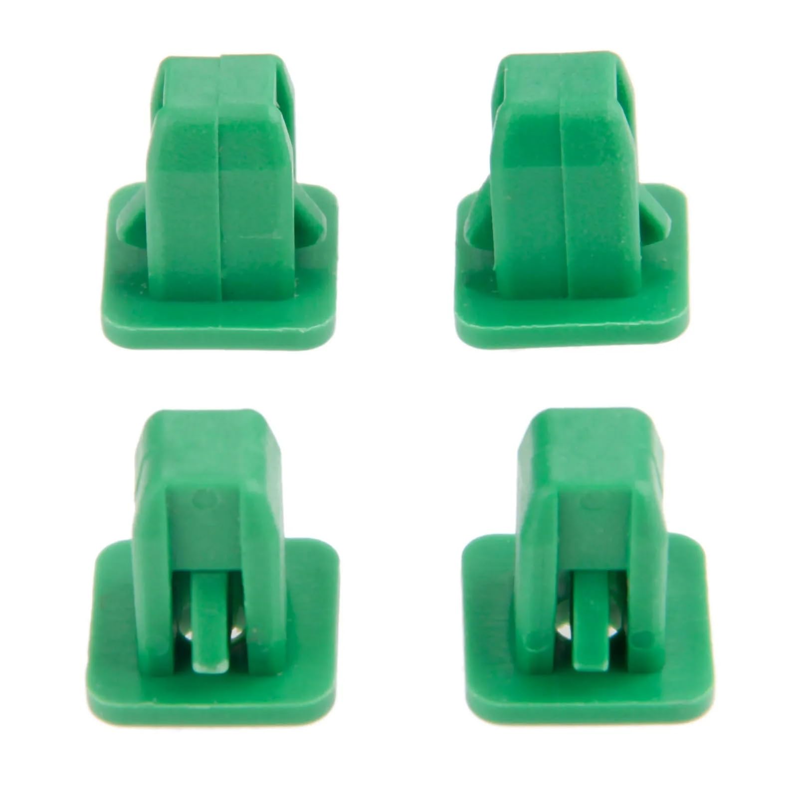 YTQMoreBNZ 50pcs Green Trim Fastener Clips Car Replacement For Auto Engine Compartment Trunk Roof Door Panel Height 15mm Car Parts