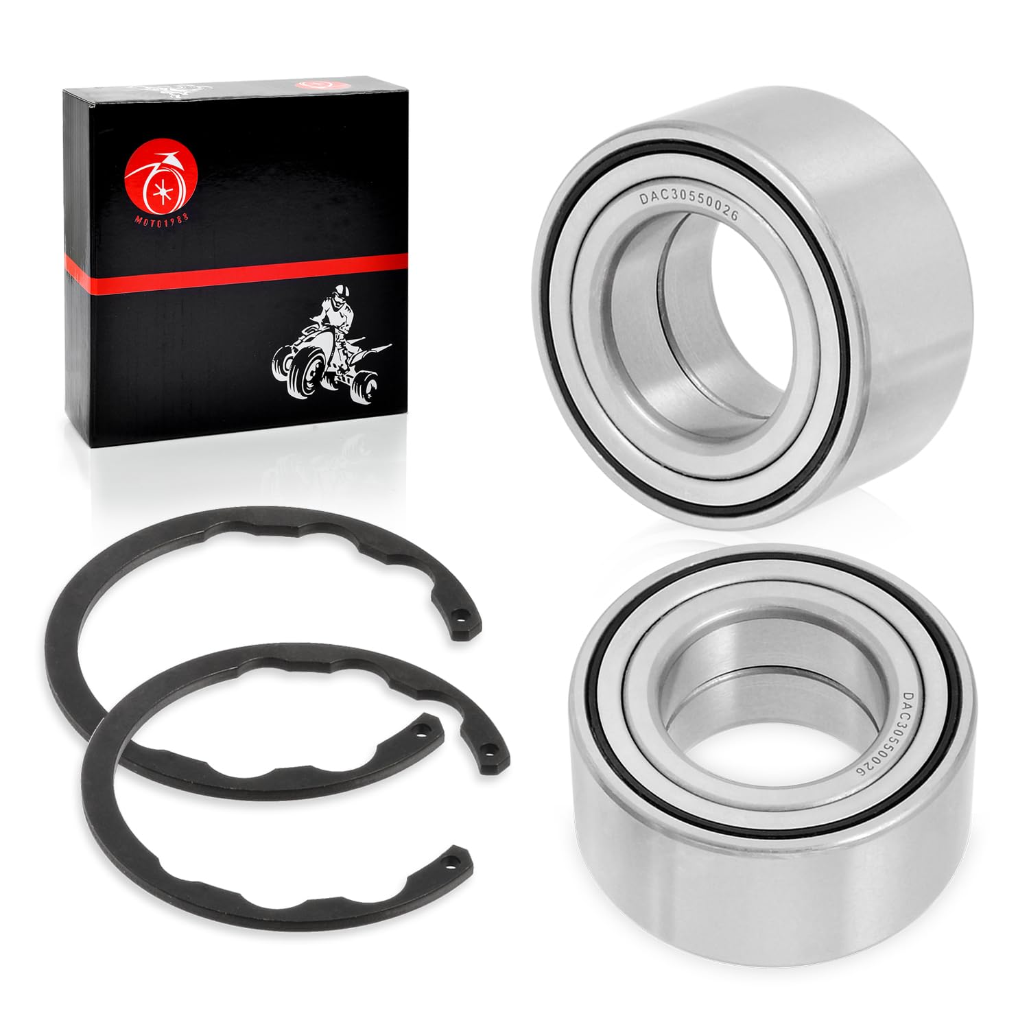 MOBIUZ qx2510 24.5 Amazon.com: 2X Front Wheel Bearings + CIRCLIP 30x55x26 Heavy