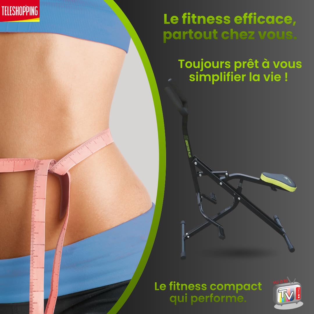 VENTEO Appareil GymForm AB Booster Plus | Mouvement dynamique training intensif | Activation musculaire complète bras jambes tronc | Alternative tapis de marche tapis de course elastique musculation