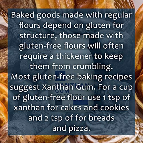 Image of Sattvic Foods Xanthan Gum (350 g) | Gluten-Free Stabilizer, Emulsifier & Vegan Thickener | NON-GMO & Keto-Friendly | Essential in Gluten-Free Baking, Use in Gravies, Sauces, Salad Dressings