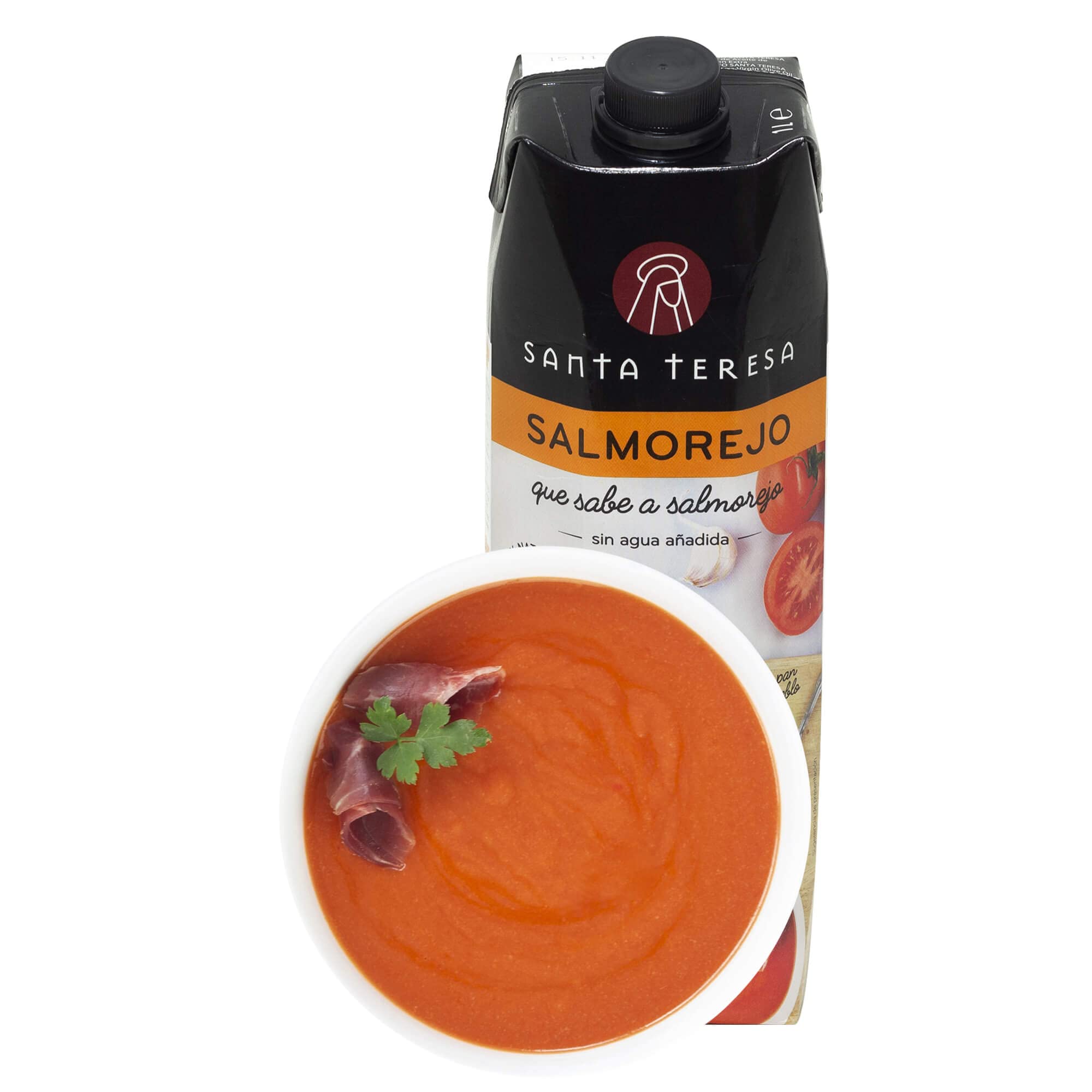 Santa Teresa Salmorejo Pack 3 Litros Elaborado con Ingredientes Naturales Receta Tradicional