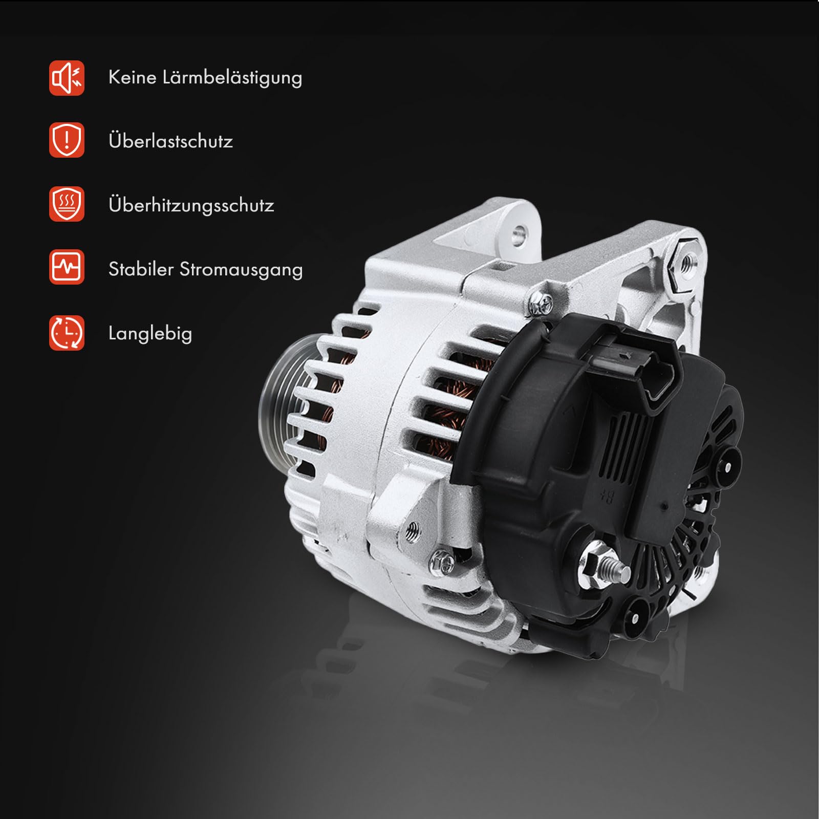 8EL 011 710-041 HELLA CA1039IR Alternatore 12V, 80A, 54 mm