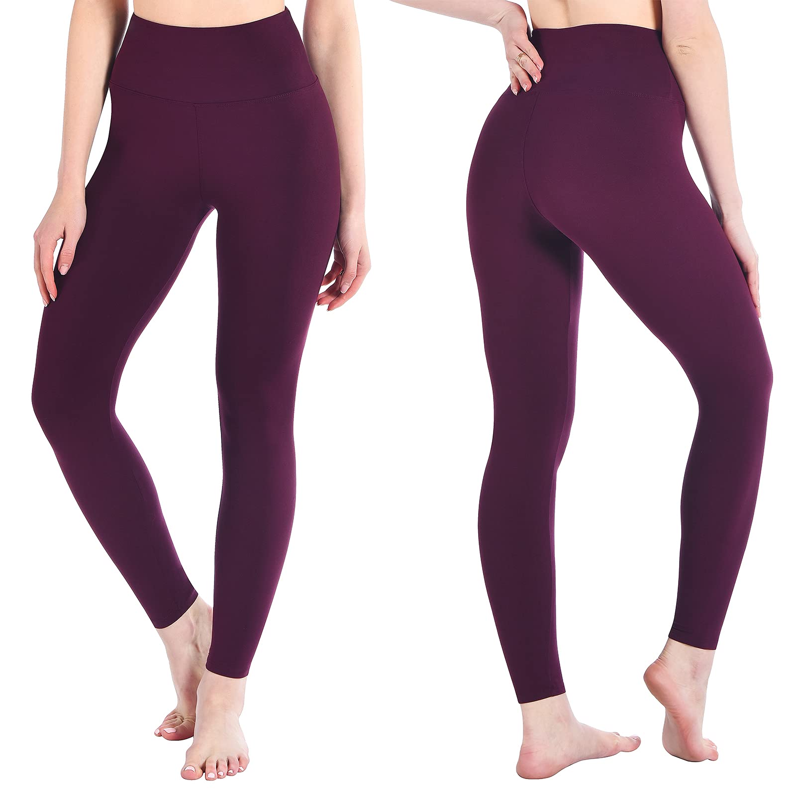 SINOPHANT Leggins Vita Alta Donna, Leggings Donna Fitness Pantaloni Yoga Controllo della Pancia Opaco Elastici Morbido per Sportivi o Casual