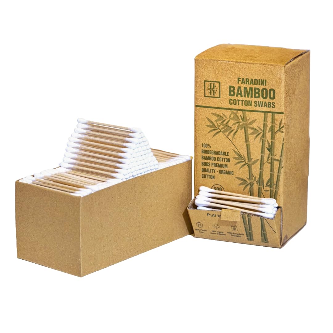 Best Bamboo Cotton Swabs 500 Count | Eco-Friendly &Amp; Pure Cotton B... 2026
