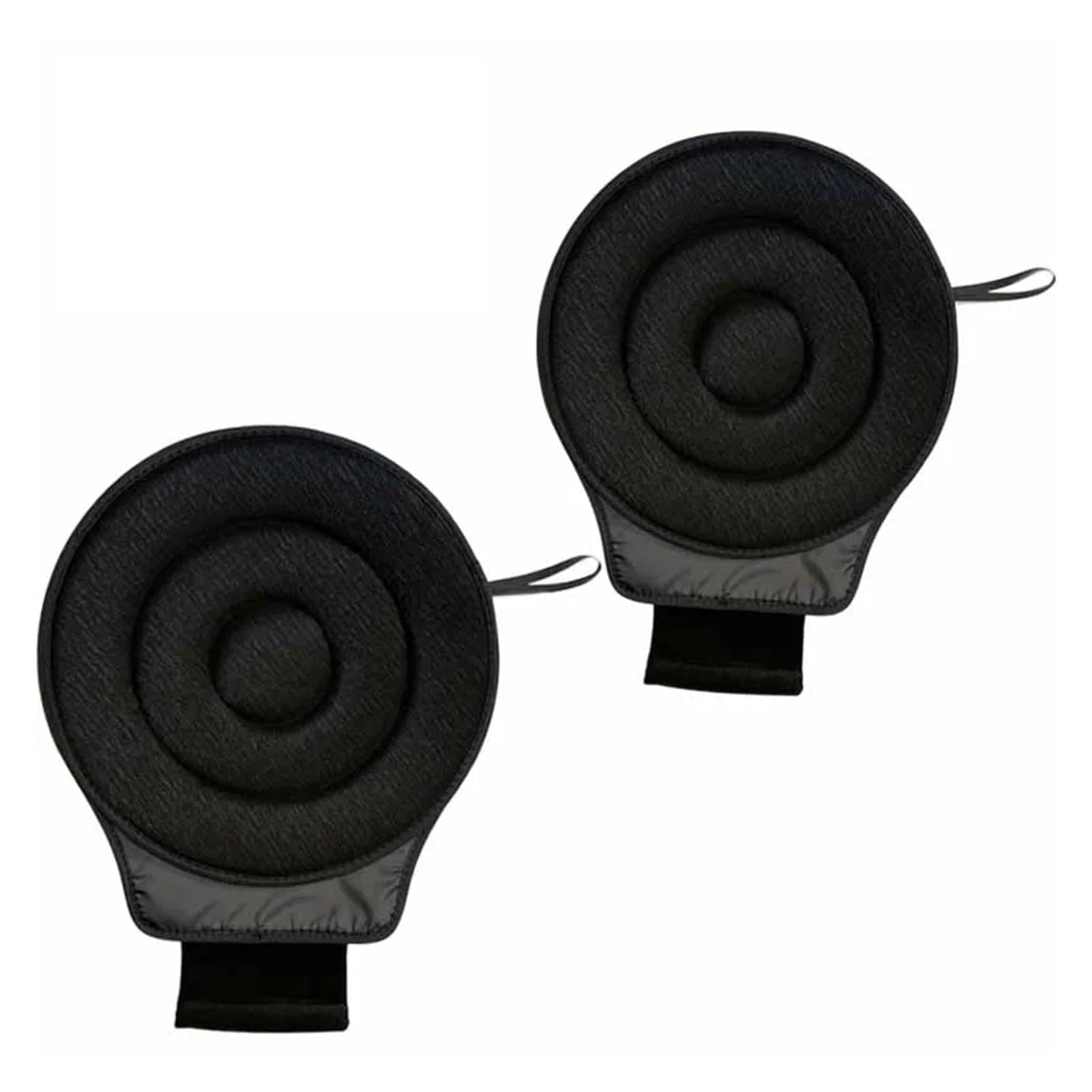 Hviyroi car seat cushion 360° Rotating Memory Foam Car Seat Cushion Universal(2pc black)