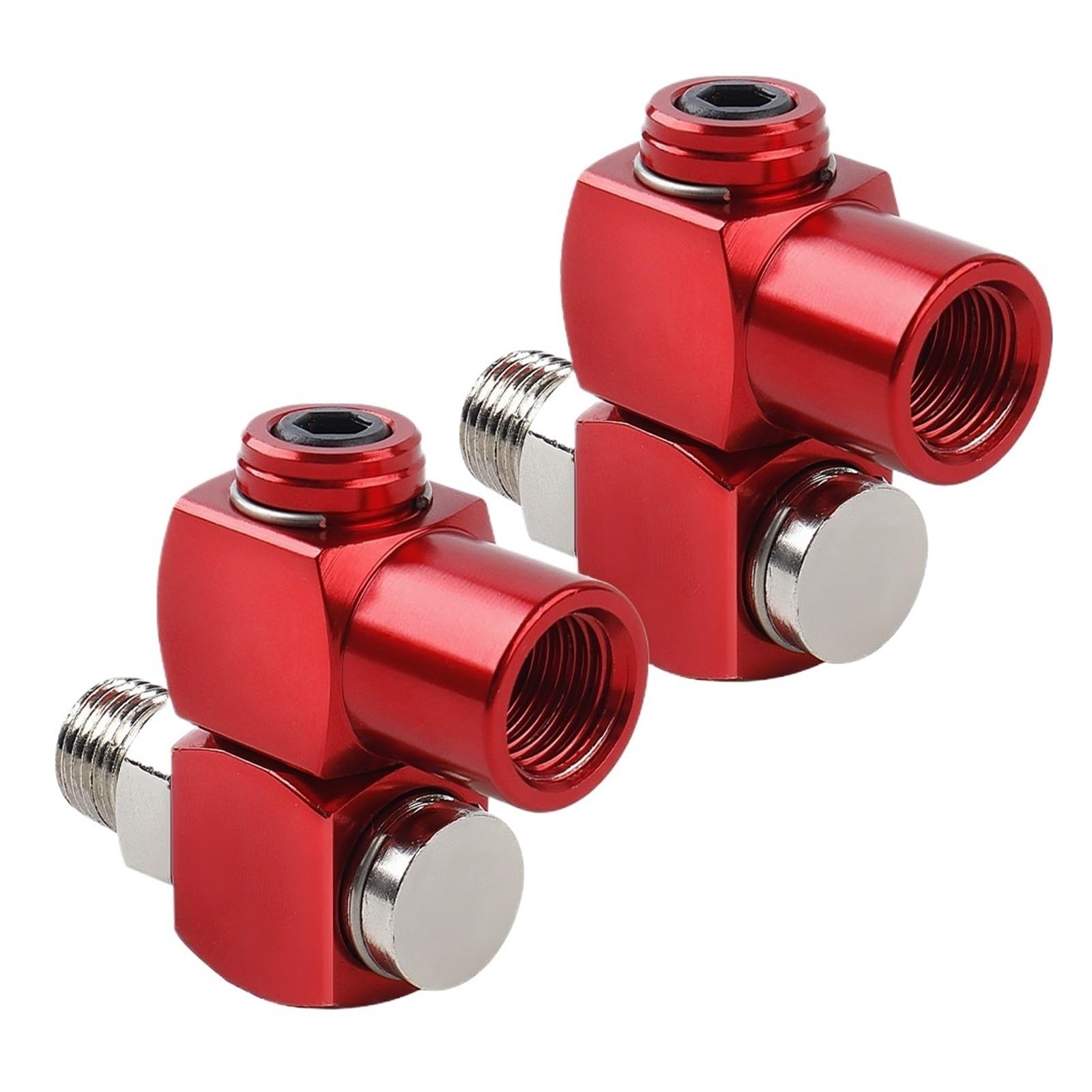 Xiaoshitou A 2 Pack1/4 360° Swivel Pneumatic Hose Connector Dapte For Ir Compressor(A)