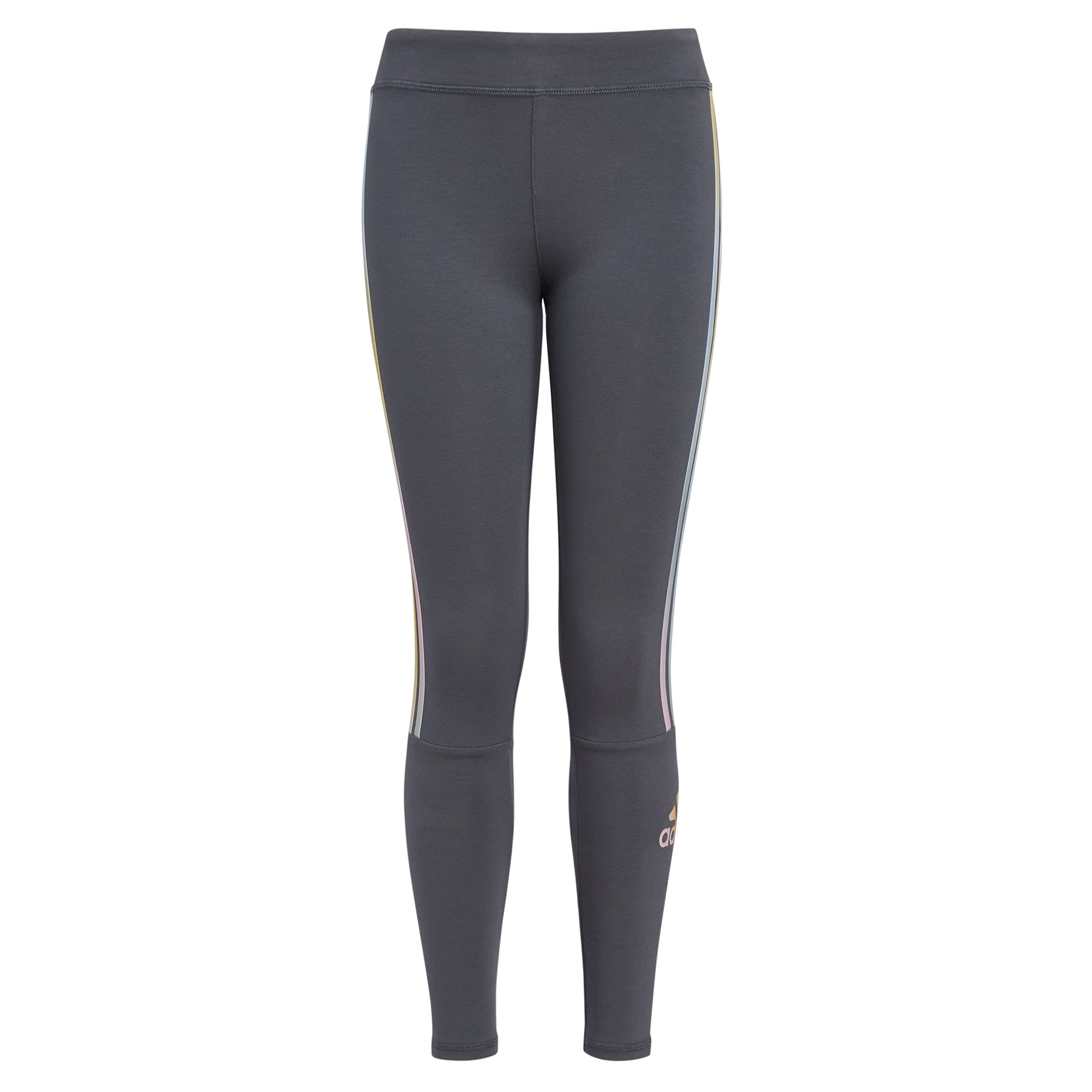 adidas Girls' Active Sports Athletic Legging Tight, Onix, 6X
