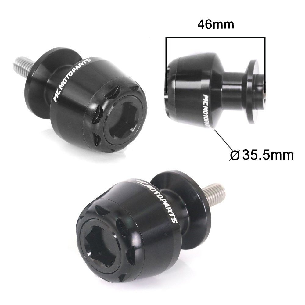 Amazon.com: MC MOTOPARTS MSHINE Blue 8MM CNC Swingarm Spools