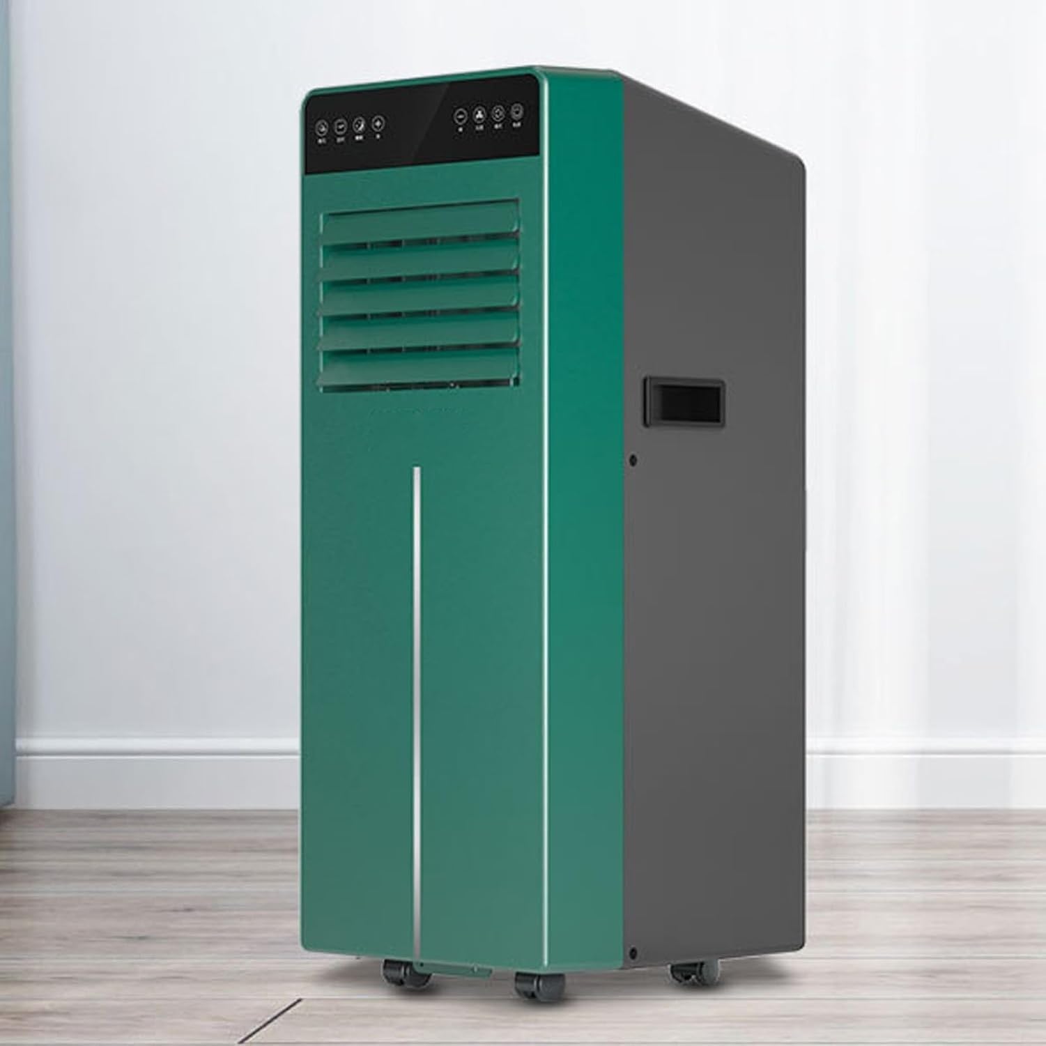 Yuhuili Big1.5p 9000Btu Portable Air Conditioner Quiet Ac Unit With 24H Timer Remote Control 2 Fan Speeds Touch Display For Home Room Office Use Air Conditioning,