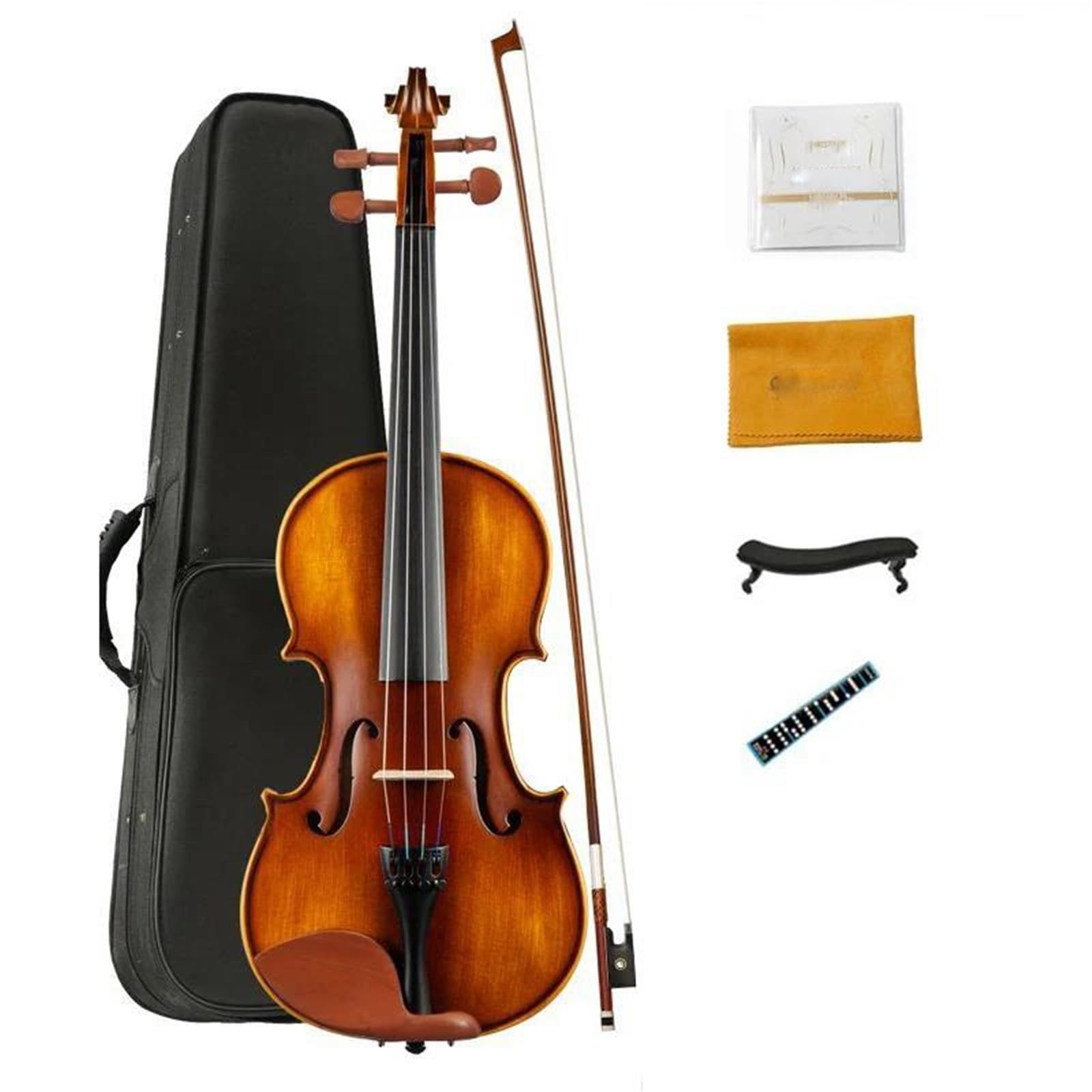 Violon Adulte Violon Vintage En Bois Massif Mat