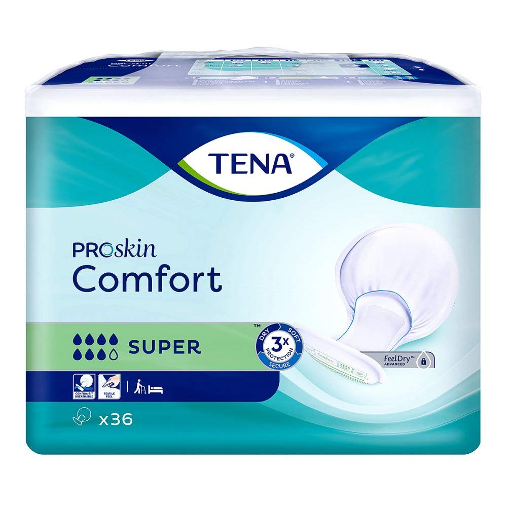 SCA Hygiène Pack de 36 Tena Confort Super Confioair