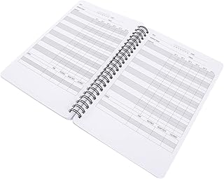 Outanaya Cartão De Fitness Livro Caderno De Papel Diário Caderno De Receita Planejador De Fitness Agenda De Fitness Bloco De Notas Planejador De Orçamento Agenda Diária Bloco De