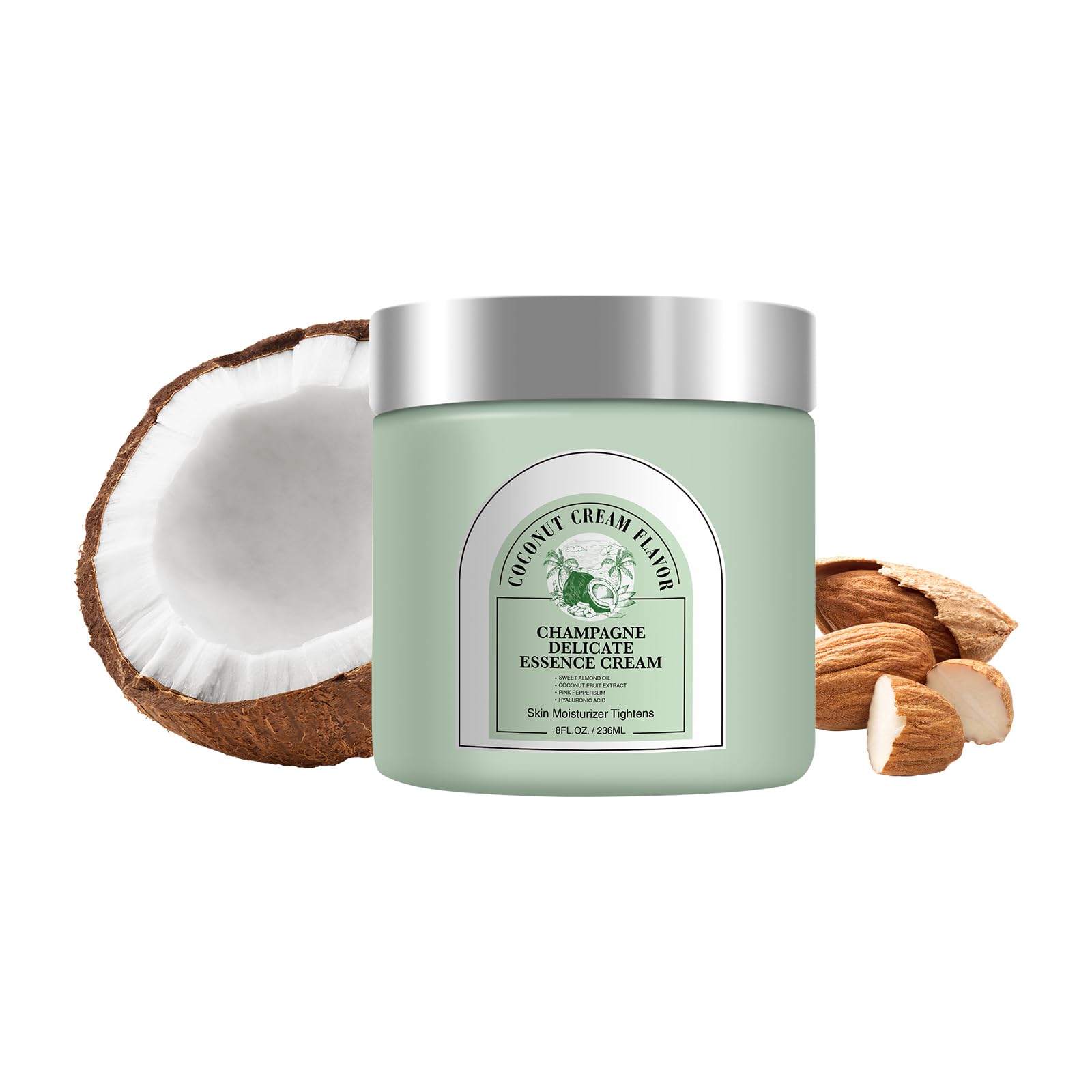 ROSEYE Champagne Body Firming Cream,236ml Champagne Lift Firming Body Cream,Vegan Body Lotion For Women,Body Cream For Loose Skin,Ydrating Skincare For Smooth,Supple Skin,(236ml