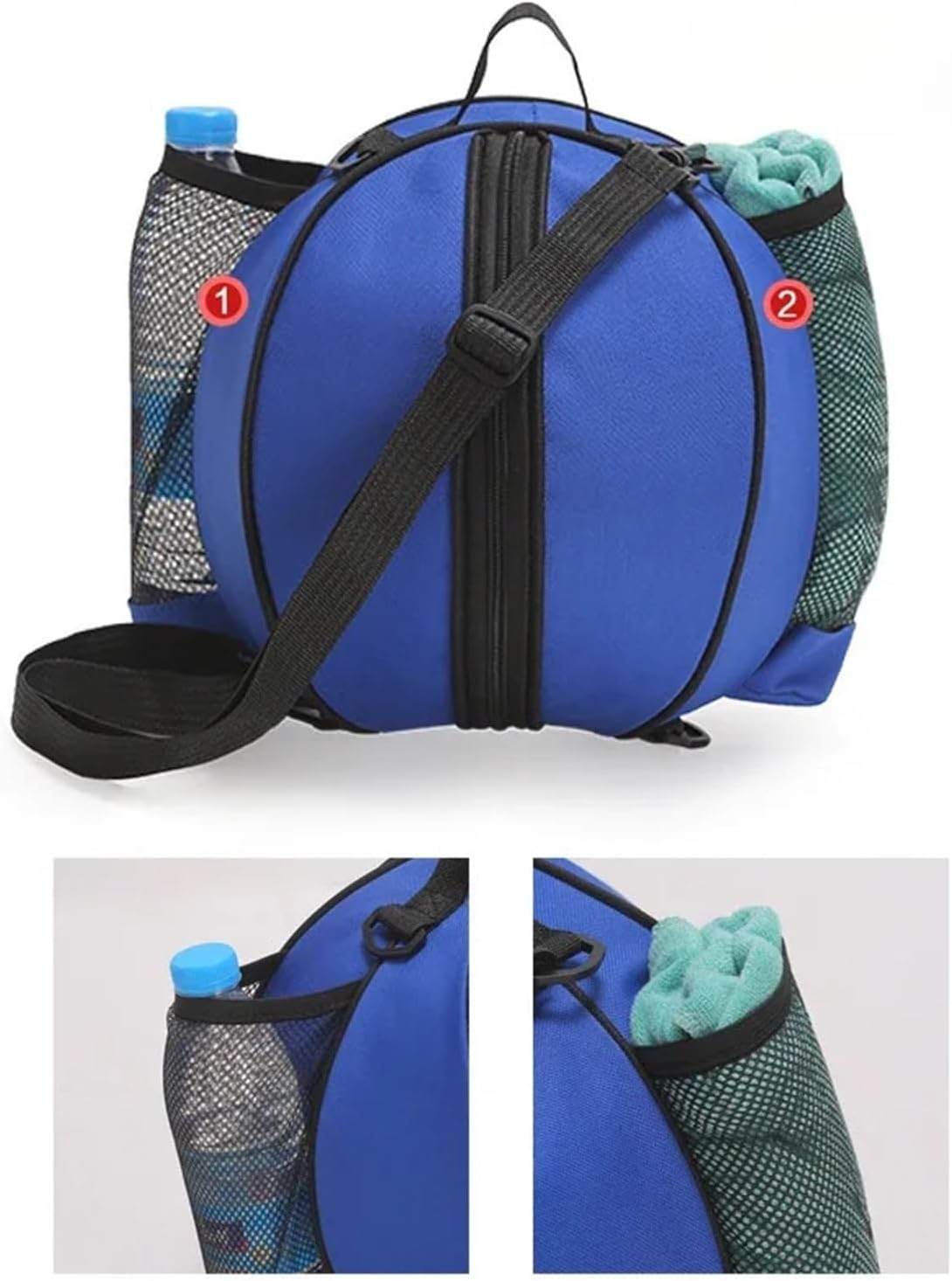 Adjustable Sports Bag for Men Basketball Bag Football Handbag for Basketball(Color7)