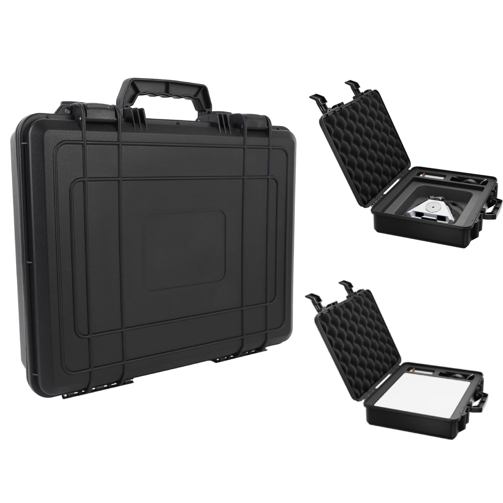 Wodoodporna Twarda Obudowa do Zestawu Mini Dish, Torba Podróżna z piankową wyściółką, do Mini, Podstawka, Adapter do Rur, Kable Zasilające