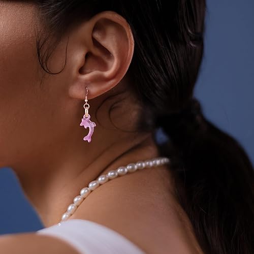 Miniatura 2 de VILLCASE Molde para aretes de resina, molde para collar de joyería de silicona, molde de fundición, molde colgante de epoxi para manualidades de