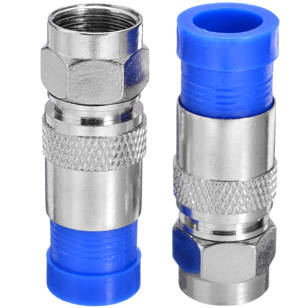 10PCS Compressione RG6 F Tipo Connettore Coassiale Adattatore - Foto 4