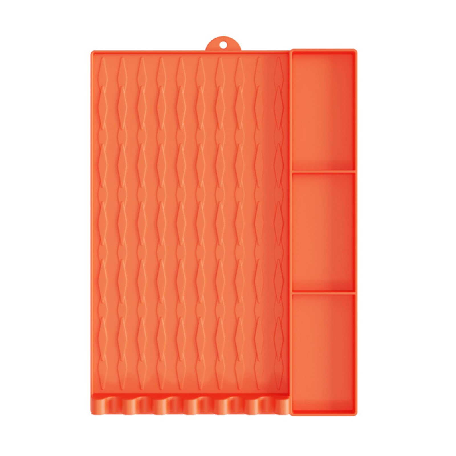 carotoe Silicone Cooking Mat for Griddle Accessories Barbecue Utensils Pad with Separate Compartments for Camping and Picnics Griddle Tool Mat