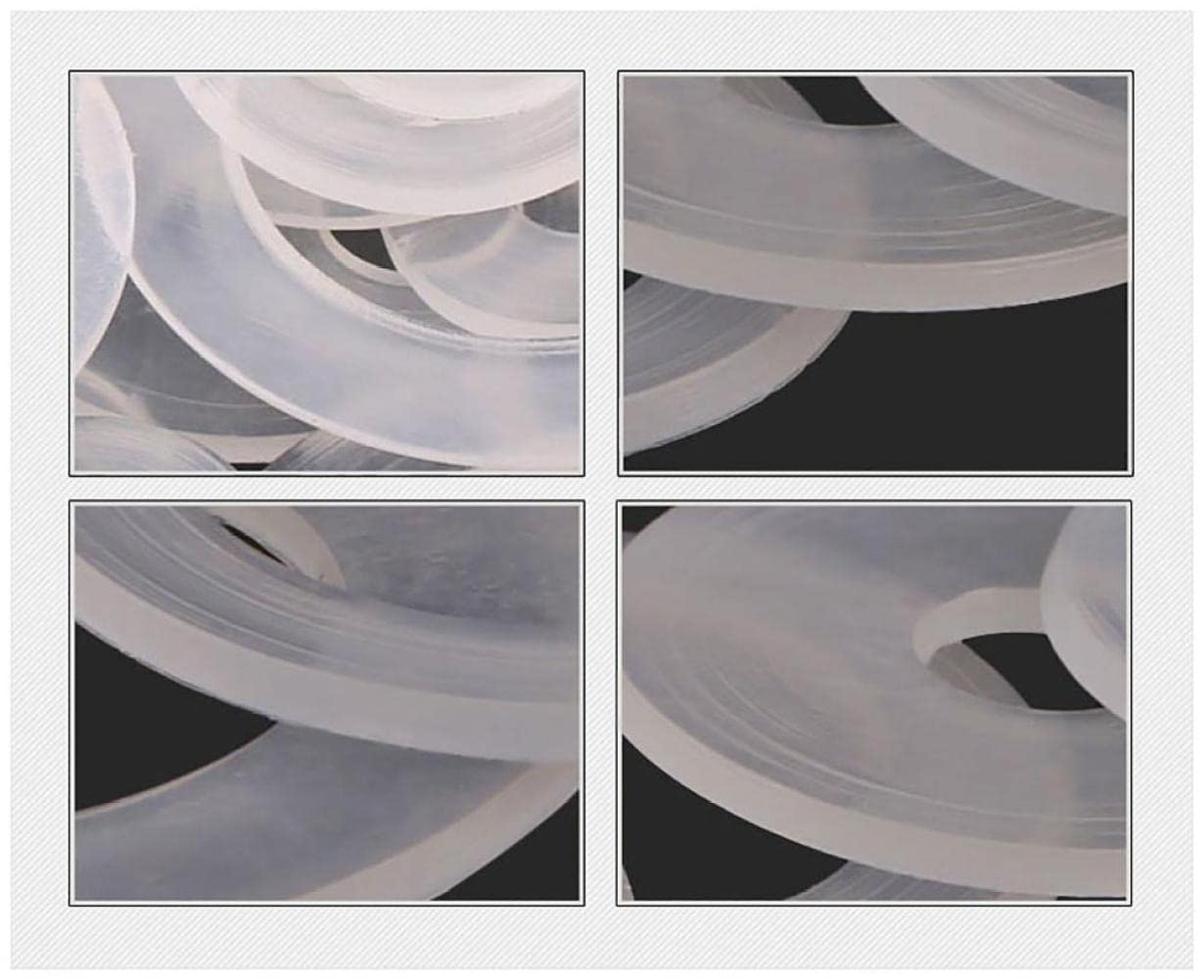 110 Rondelle Piatte In Gomma Nera - Distanziatori Per Viti, Bulloni, Rubinetti, ID 0.32 Pollici - Foto 3