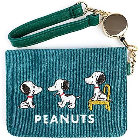 Amazon Co Jp スヌーピー Snoopy Corduroy Series オープンパスケース コーデュロイ Gr 定期入れ 70th グリーン グッズ ホビー 通販