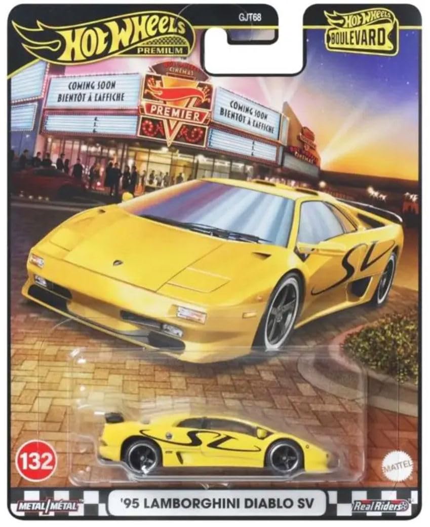 Hot Wheels Boulevard Premium 5-Car Bundle, veicoli pressofusi GJT68-958D