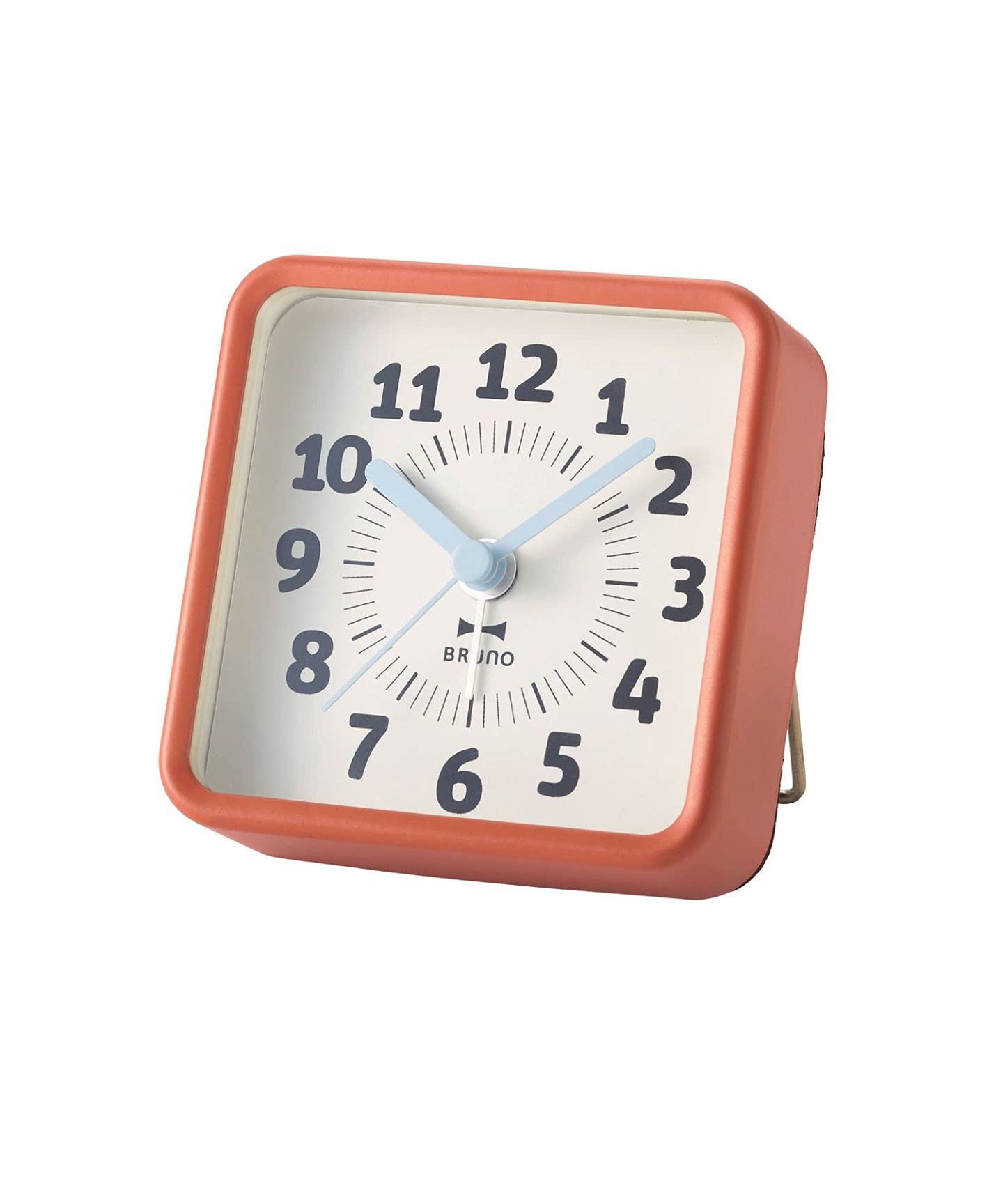 Amazon.co.jp: BRUNO レトロポップアラームクロック レッド 時計