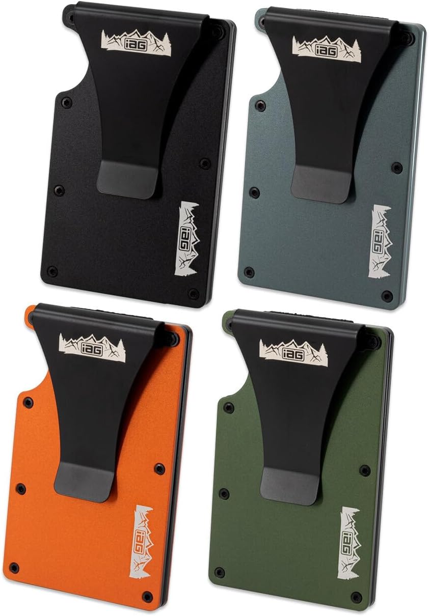 IAG Performance Aluminum Wallet w/Money Clip, Cash Band, and Screwdriver Kit (Off-Road Logo) Gray - Image 2