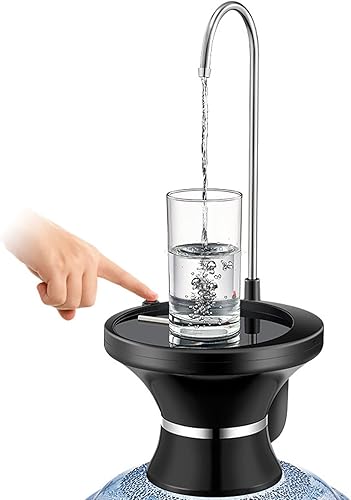 Dispensador de agua de 5 galones, bomba de agua potable automática recargable por USB, dispensador de botellas de agua eléctrico portátil para