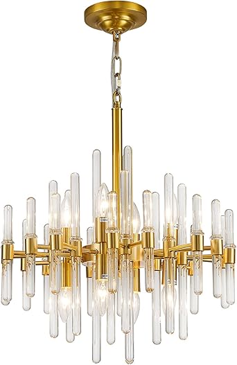 Gold coloured chandeliers Clearance