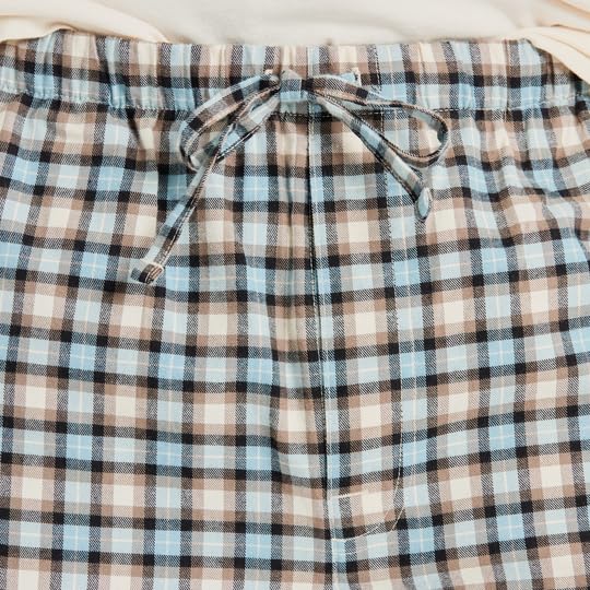 Life is Good. Men's Putty Check Plaid Classic Sleep Pant, Putty White, Medium2