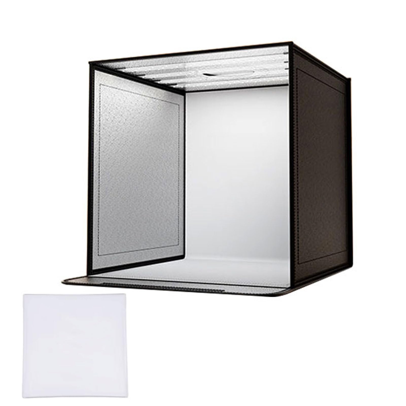 Caisson Lumineux Photo Portable, Mini Tente de Studio Pliante avec 72 LED 10 Niveaux de luminosité 3000K-6000K pour la Photographie de Produits Cosmétiques de Bijoux 15,7x1