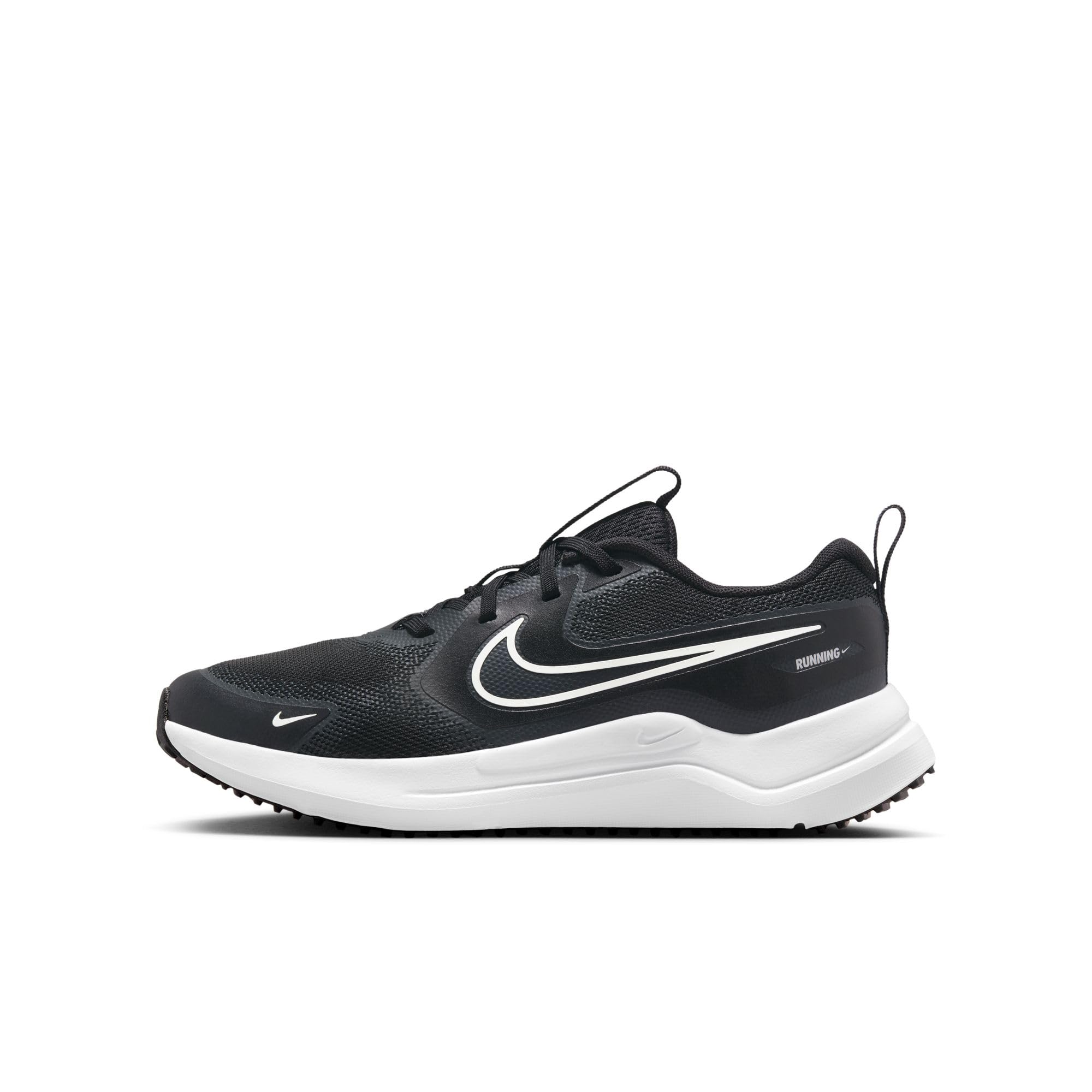 Nike Kids Cosmic Runner (PSV) Shoes, Black/White/Anthracite, 12.5